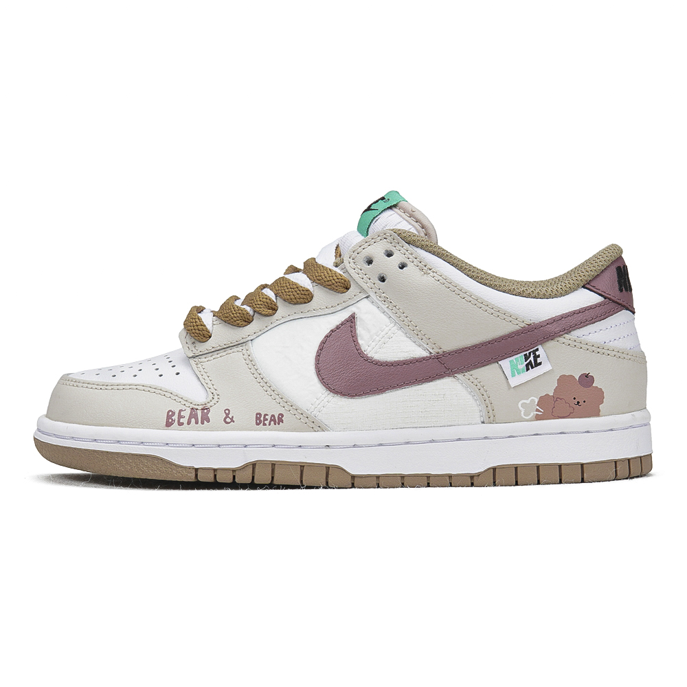 Order [定制鞋款] Nike Dunk Low "女孩系列小熊" DX6063-131(Teamp-臭屁熊)