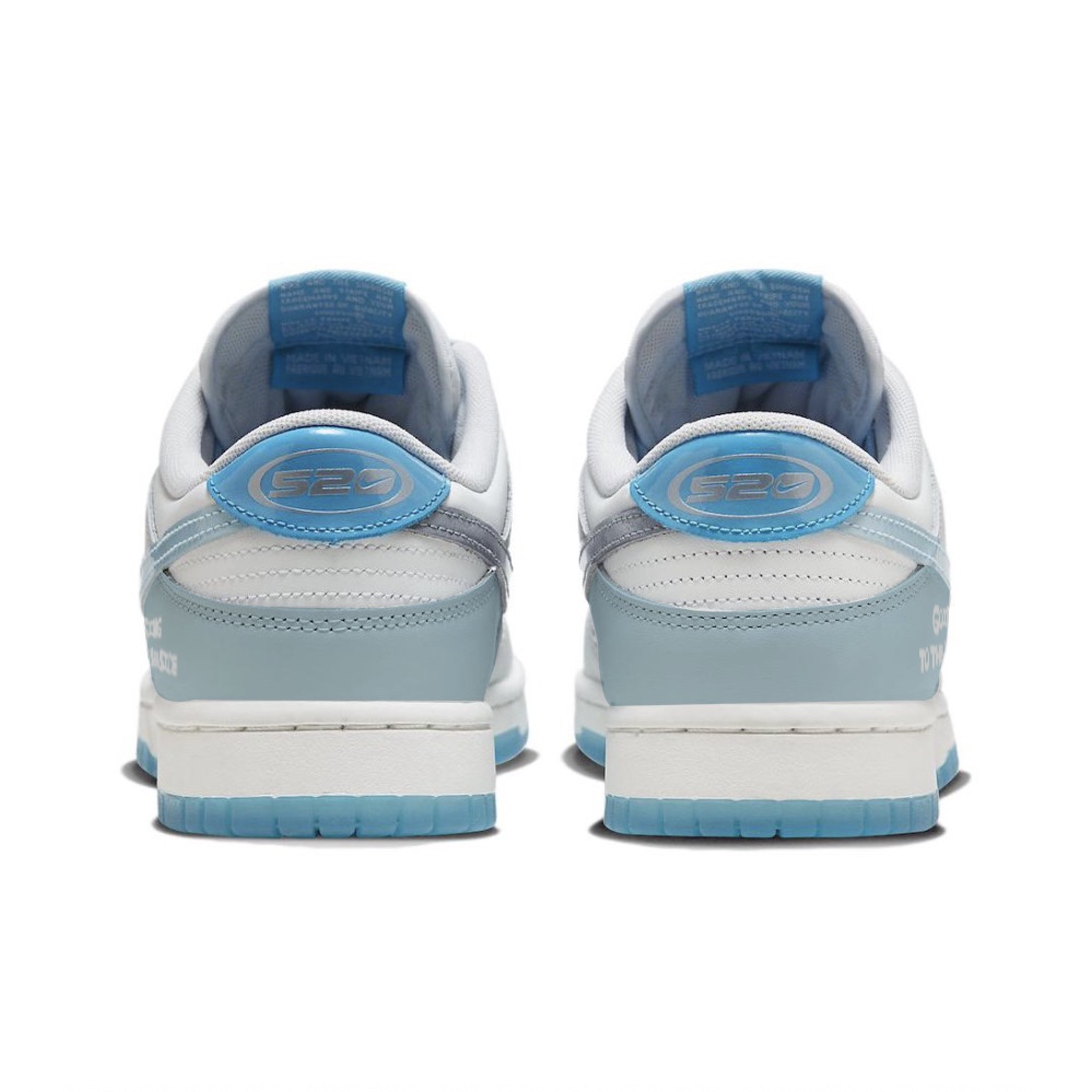 Shop [Sepatu Kustom] Nike Dunk Low 'Glacier Blue Summer' FN3433-141(Team48-冰河)