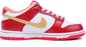 【定製球鞋】Nike Dunk Low 唯你 龍鳳呈祥 刺繡 休閒 低幫 板鞋 GS 金紅 Order 【定製球鞋】Nike Dunk Low 唯你 龍鳳呈祥 刺繡 休閒 低幫 板鞋 GS 金紅