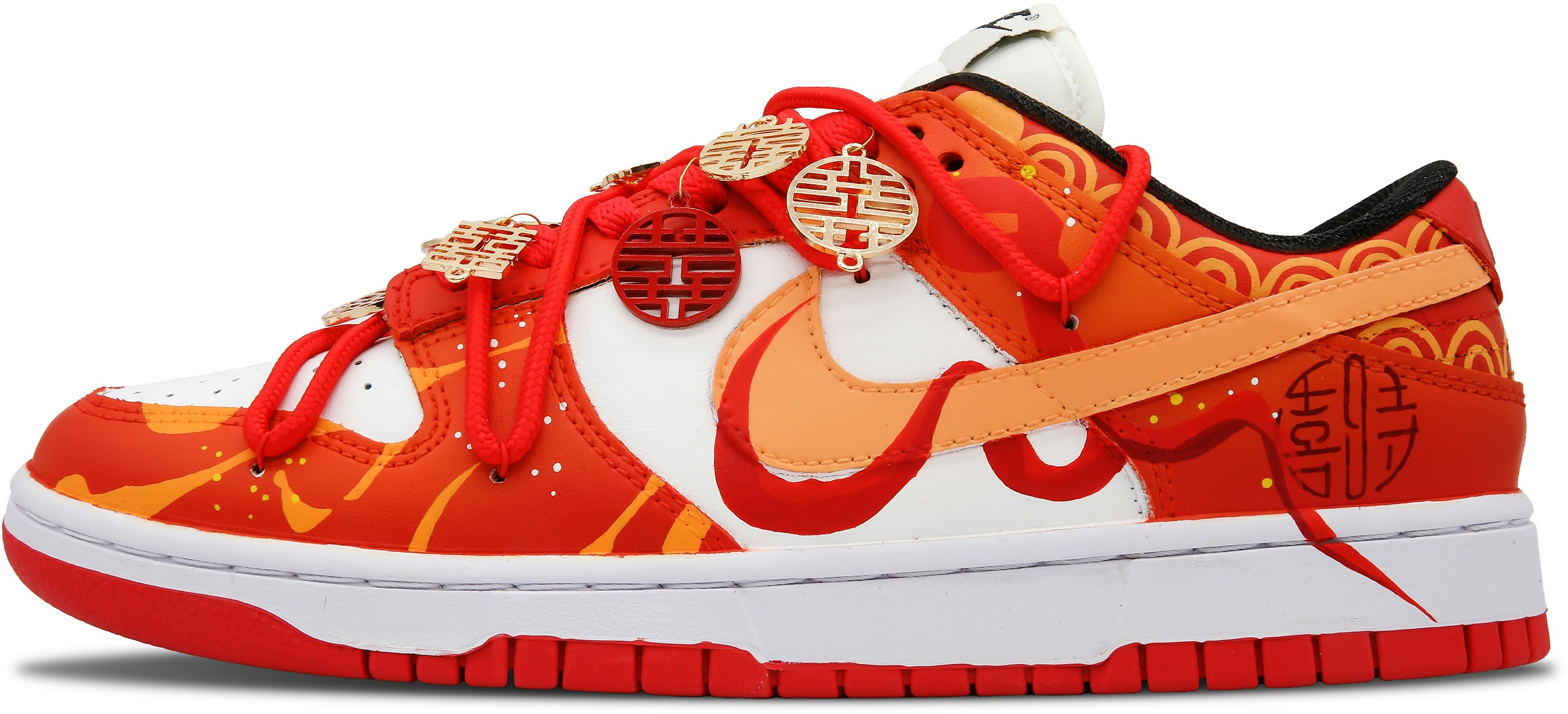 custom-shoes-nike-dunk-low-good-fate-red-gold