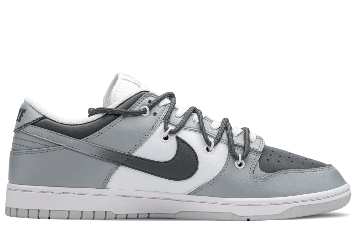 Lookbook 나이키 덩크 로우 '고딕 그레이' (커스텀) DV0831-101(TeamA-剑锋)