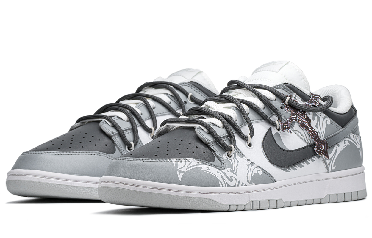 Shop 나이키 덩크 로우 '고딕 그레이' (커스텀) DV0831-101(TeamA-剑锋)
