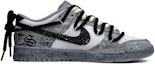Order 【定製球鞋】Nike Dunk Low 哥德神秘 彩配 復古 釉色潑墨 解構鞋帶 低筒 板鞋 男款 黑灰