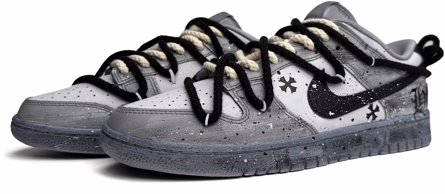 【カスタムシューズ】ナイキダンクロウ『ゴシックファントムブラック-グレー』 DV0831-101(Team87-哥特魅影男款黑灰) Lookbook 【カスタムシューズ】ナイキダンクロウ『ゴシックファントムブラック-グレー』 DV0831-101(Team87-哥特魅影男款黑灰)