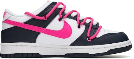 【客製球鞋】 Nike Dunk 哥特三扣 潮流解構 百搭 防滑耐磨 低筒 板鞋 GS 白黑粉 Lookbook 【客製球鞋】 Nike Dunk 哥特三扣 潮流解構 百搭 防滑耐磨 低筒 板鞋 GS 白黑粉