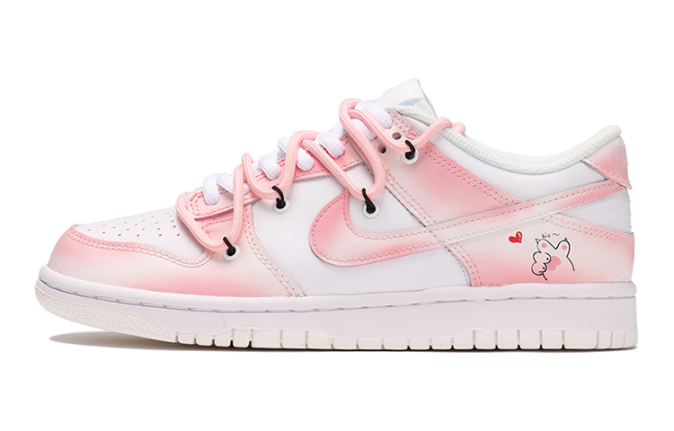 Buy 나이키 덩크 로우 '그라데이션 베어 클로 핑크 화이트' (Nike Dunk Low '그라베어 핑크 화이트') DH9765-100(TeamThree-女款熊爪粉白)