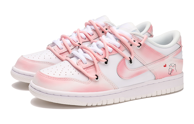 Lookbook 나이키 덩크 로우 '그라데이션 베어 클로 핑크 화이트' (Nike Dunk Low '그라베어 핑크 화이트') DH9765-100(TeamThree-女款熊爪粉白)