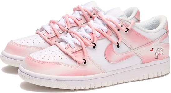 나이키 덩크 로우 '그라데이션 베어 클로 핑크 화이트' (Nike Dunk Low '그라베어 핑크 화이트') DH9765-100(TeamThree-女款熊爪粉白) Lookbook 나이키 덩크 로우 '그라데이션 베어 클로 핑크 화이트' (Nike Dunk Low '그라베어 핑크 화이트') DH9765-100(TeamThree-女款熊爪粉白)