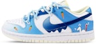 Buy 【訂製球鞋】Nike Dunk Low MAY 解構 漸變流淌 兔子 胡蘿蔔 塗鴉 雙鞋帶 低幫 板鞋 男款 白藍