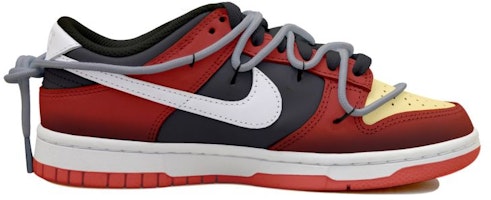 【定制鞋款】耐克Dunk Low '渐变磨损黑红白黄' DH9765-103(Team拾玖-黑红渐变女S-BOX) Order 【定制鞋款】耐克Dunk Low '渐变磨损黑红白黄' DH9765-103(Team拾玖-黑红渐变女S-BOX)