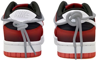 【定制鞋款】耐克Dunk Low '渐变磨损黑红白黄' DH9765-103(Team拾玖-黑红渐变女S-BOX) Shop 【定制鞋款】耐克Dunk Low '渐变磨损黑红白黄' DH9765-103(Team拾玖-黑红渐变女S-BOX)