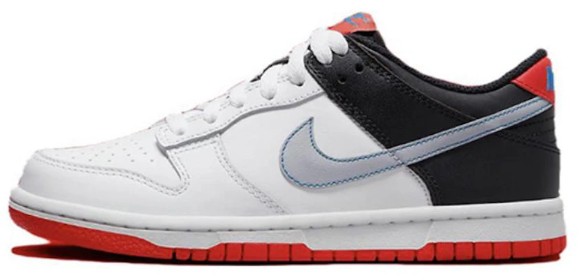 【客製化球鞋】Nike Dunk Low 漸變 散色 復古風 HRZZ 解構風 低筒 畳球鞋 GS 黑紅白黃 Sizing 【客製化球鞋】Nike Dunk Low 漸變 散色 復古風 HRZZ 解構風 低筒 畳球鞋 GS 黑紅白黃