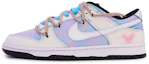 Buy 【定制球鞋】 Nike Dunk Low 愛心 漸變 vibe 高街 解構 情侶 低幫 板鞋 GS 藍粉
