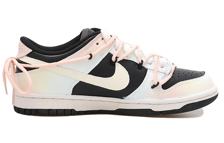 Order 나이키 덩크 로우 '그라데이션 마카롱 블랙핑크' (커스텀) CW1590-100(Team拾玖-马卡龙女S-BOX)