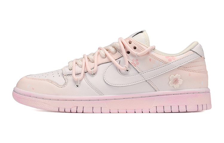 Buy [定制鞋] 耐克Dunk Low '渐变樱花' DH9765-100(TeamE-女款渐变樱花浅粉)