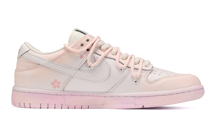 Order [定制鞋] 耐克Dunk Low '渐变樱花' DH9765-100(TeamE-女款渐变樱花浅粉)