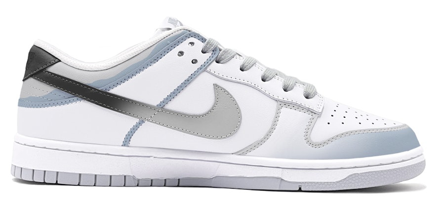 【定製球鞋】Nike Dunk Low 漸變噴漆 愛心熊 特殊鞋盒 休閒 低筒 板鞋 灰藍 Order 【定製球鞋】Nike Dunk Low 漸變噴漆 愛心熊 特殊鞋盒 休閒 低筒 板鞋 灰藍