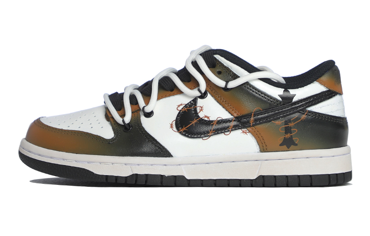 [Custom Shoes] Nike Dunk Low 'Gradient Yellow Thorn Cross' - Novelship