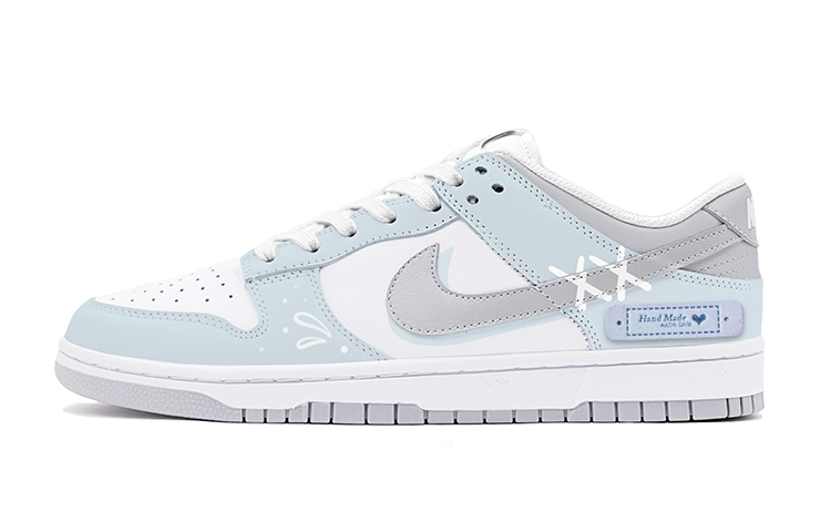 Buy 【訂製球鞋】Nike Dunk Low 畢業季 夏日出遊 多巴胺穿搭 疊鉤設計 限定鞋盒 低筒 滑板鞋 男款 灰藍