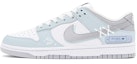 Buy 【訂製球鞋】Nike Dunk Low 畢業季 夏日出遊 多巴胺穿搭 疊鉤設計 限定鞋盒 低筒 滑板鞋 男款 灰藍