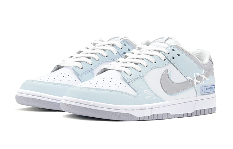 Lookbook 【訂製球鞋】Nike Dunk Low 畢業季 夏日出遊 多巴胺穿搭 疊鉤設計 限定鞋盒 低筒 滑板鞋 男款 灰藍
