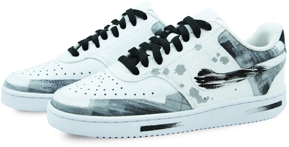 나이키 덩크 로우 '그라피티 아트 블랙 화이트 그린' (커스텀) DH2987-101(Team39-AMY94抽象) Lookbook 나이키 덩크 로우 '그라피티 아트 블랙 화이트 그린' (커스텀) DH2987-101(Team39-AMY94抽象)