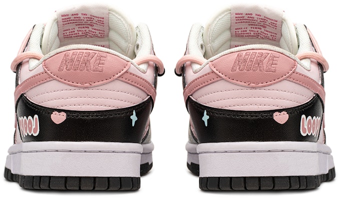 【訂製球鞋】Nike Dunk FZBB 主題 塗鴉 可愛 童趣 甜 低筒 板鞋 GS 黑粉 Purchase 【訂製球鞋】Nike Dunk FZBB 主題 塗鴉 可愛 童趣 甜 低筒 板鞋 GS 黑粉