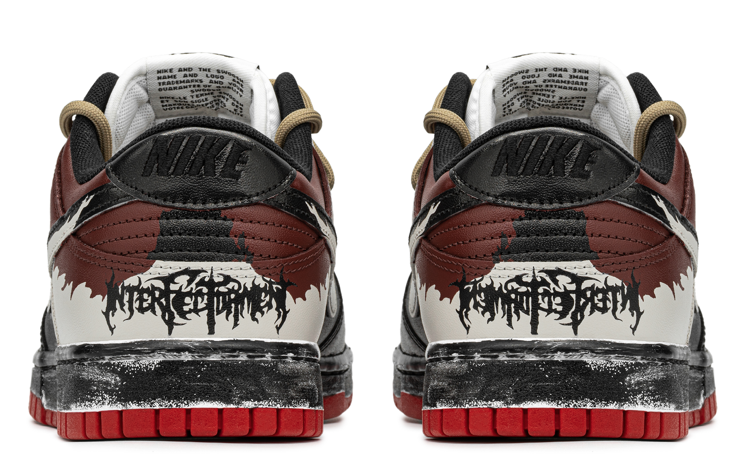 Purchase [Zapatillas Personalizadas] Nike Dunk Low 'Graffiti Negro Rojo' FD9762-061(TeamA-搞怪骨头)