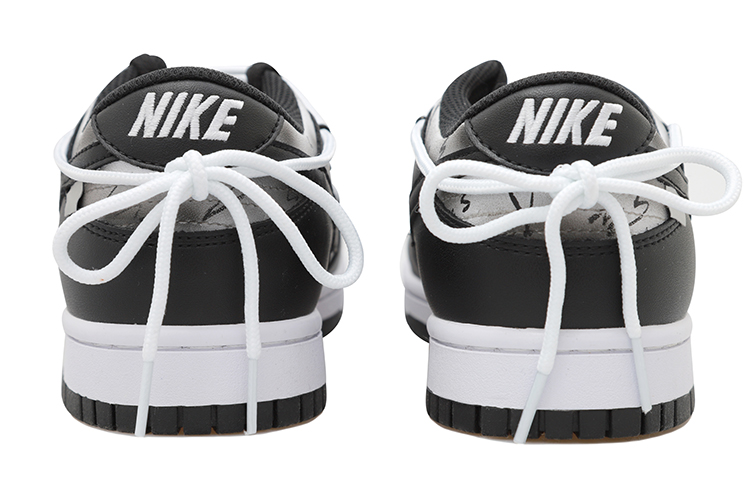 Shop [Zapatillas Personalizadas] Nike Dunk Low 'Graffiti Negro Blanco' DD1391-100(Team拾玖-酷黑晕染男S-BOX)