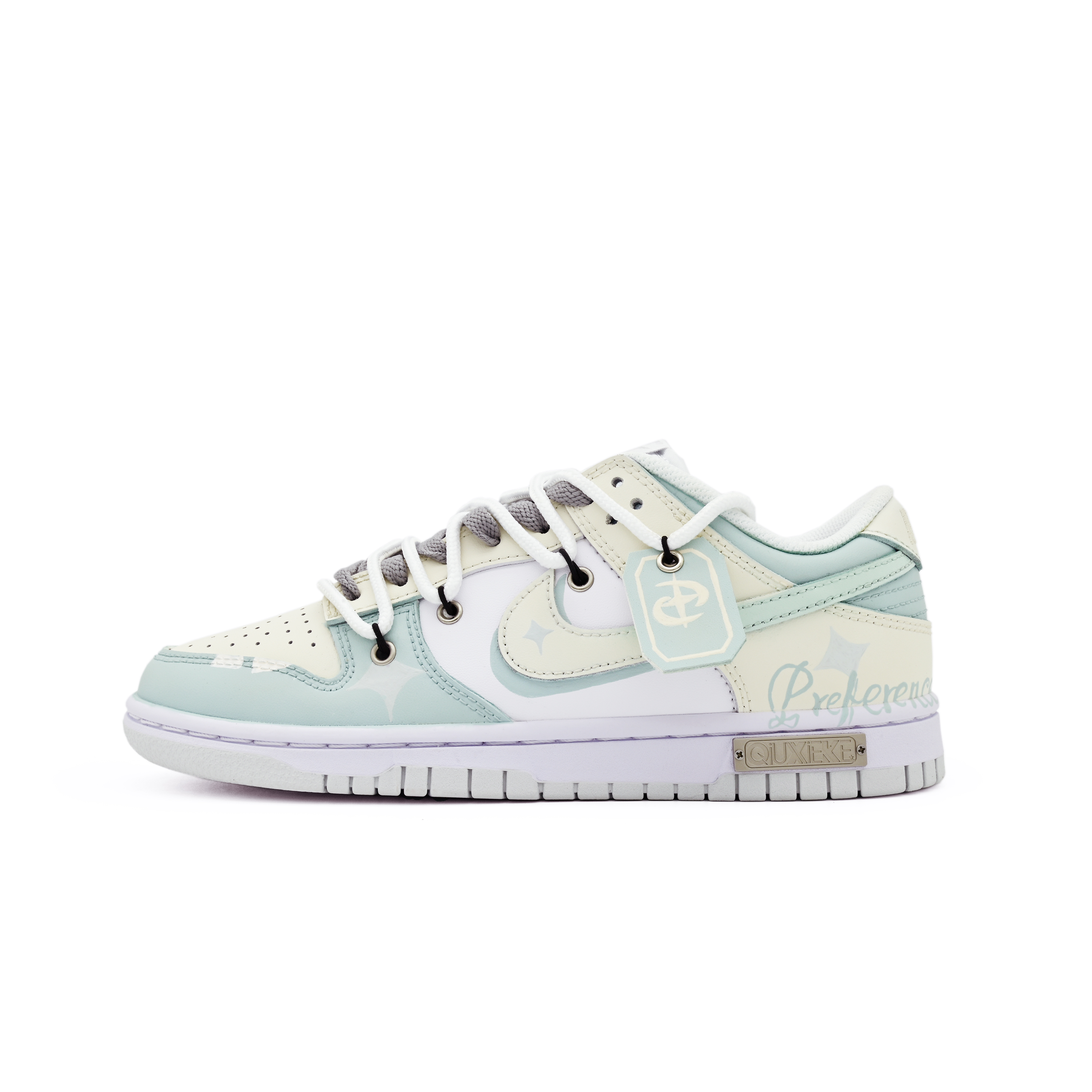 Buy [Sepatu Kustom] Nike Dunk Low 'Grafiti Biru-Hijau' DV0831-101(Team63-星芒SBOX）