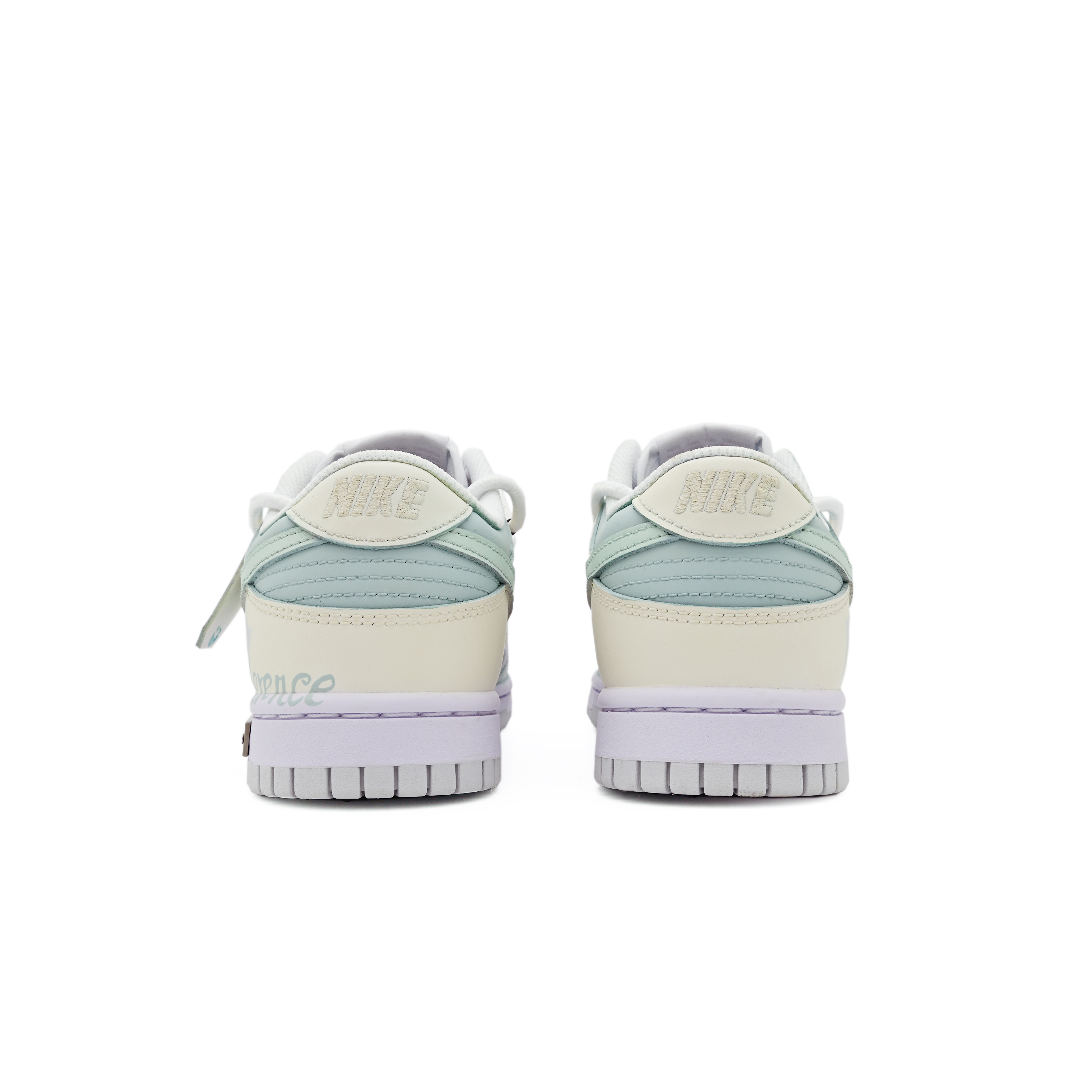 Shop [Sepatu Kustom] Nike Dunk Low 'Grafiti Biru-Hijau' DV0831-101(Team63-星芒SBOX）