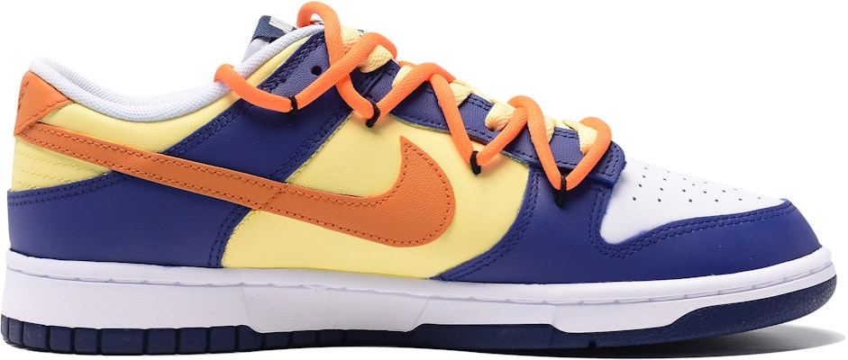 【訂製球鞋】Nike Dunk 熱血籃球 塗鴉 潮流 百搭 解構 低筒 板鞋 男款 藍橙 Lookbook 【訂製球鞋】Nike Dunk 熱血籃球 塗鴉 潮流 百搭 解構 低筒 板鞋 男款 藍橙