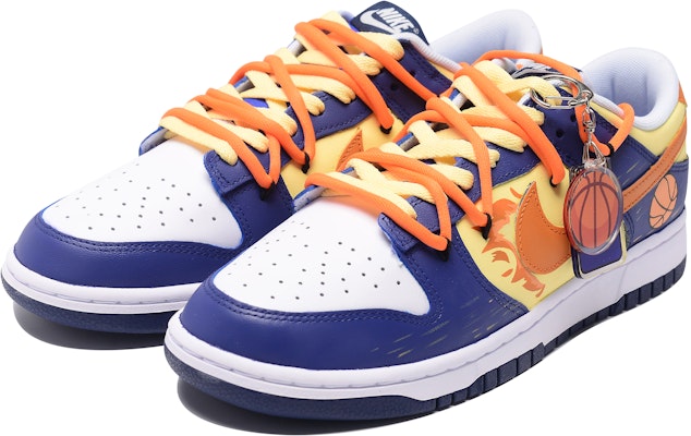 【訂製球鞋】Nike Dunk 熱血籃球 塗鴉 潮流 百搭 解構 低筒 板鞋 男款 藍橙 Shop 【訂製球鞋】Nike Dunk 熱血籃球 塗鴉 潮流 百搭 解構 低筒 板鞋 男款 藍橙
