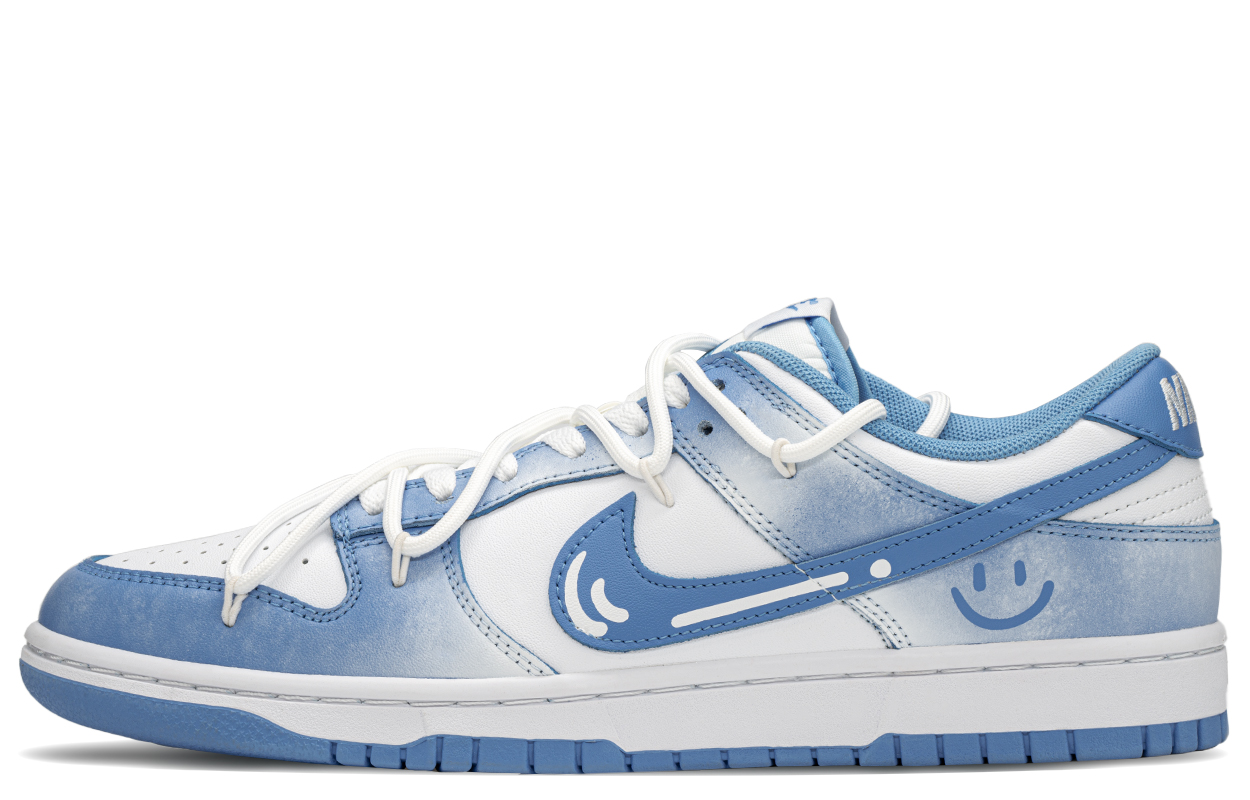 Order [Zapatillas Personalizadas] Nike Dunk Low 'Graffiti Azul Blanco' DV0833-400(TeamA-湛蓝涂鸦)