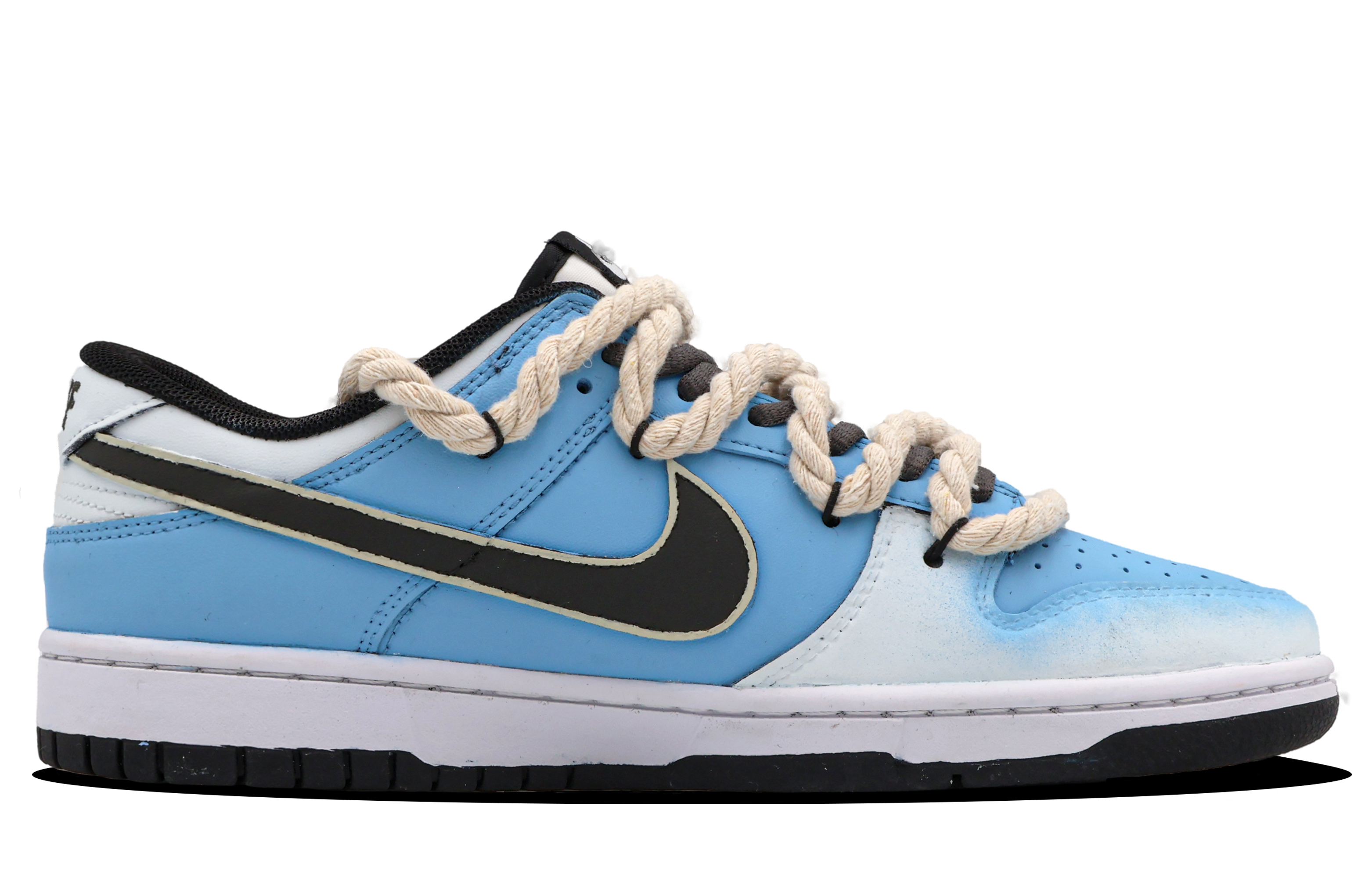Order [Zapatillas Personalizadas] Nike Dunk Low 'Graffiti Azul Blanco' DD1391-100(Team53-男款越野S-BOX）