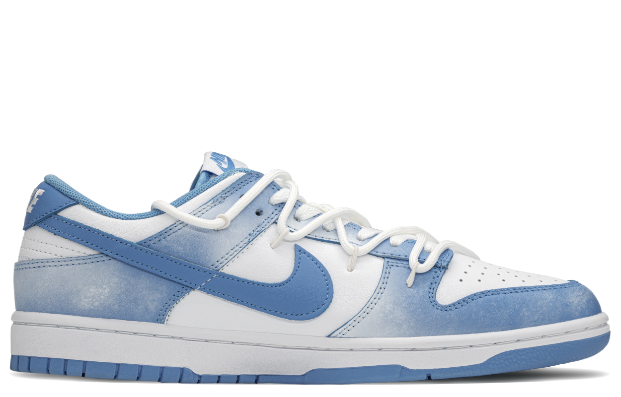 Lookbook [Zapatillas Personalizadas] Nike Dunk Low 'Graffiti Azul Blanco' DV0833-400(TeamA-湛蓝涂鸦)
