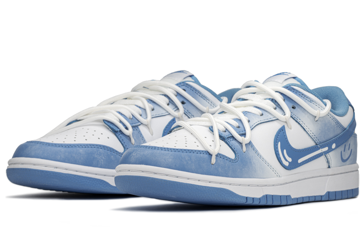 Shop [Zapatillas Personalizadas] Nike Dunk Low 'Graffiti Azul Blanco' DV0833-400(TeamA-湛蓝涂鸦)