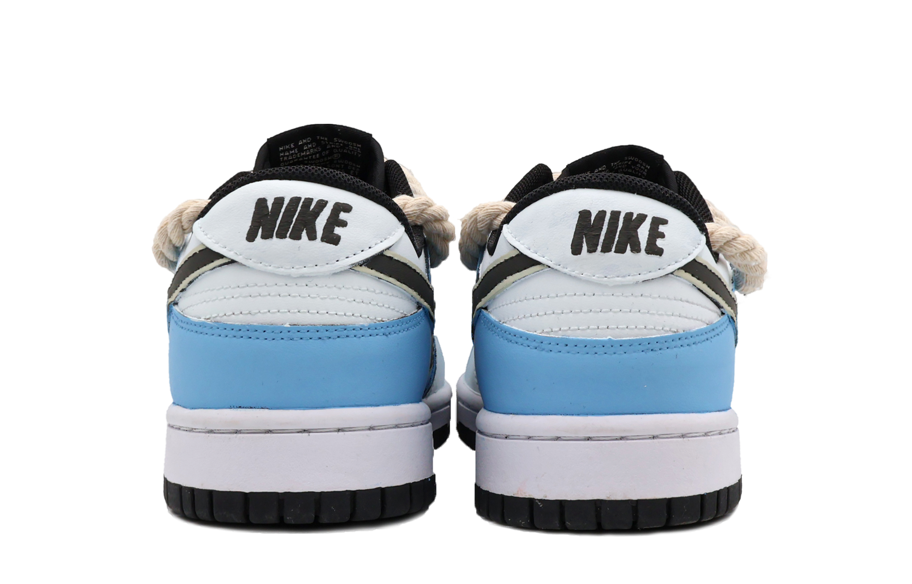 Shop [Zapatillas Personalizadas] Nike Dunk Low 'Graffiti Azul Blanco' DD1391-100(Team53-男款越野S-BOX）