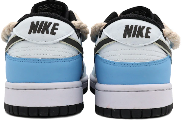 【客製化球鞋】Nike Dunk Low 學院風 小眾高級 塗鴉 百搭 低筒 板鞋 男款 藍白 Shop 【客製化球鞋】Nike Dunk Low 學院風 小眾高級 塗鴉 百搭 低筒 板鞋 男款 藍白