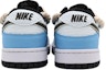 Shop 【客製化球鞋】Nike Dunk Low 學院風 小眾高級 塗鴉 百搭 低筒 板鞋 男款 藍白
