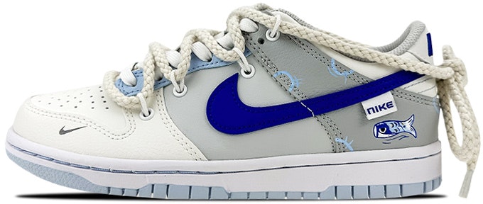 custom-shoes-nike-dunk-low-graffiti-carp-gray-blue