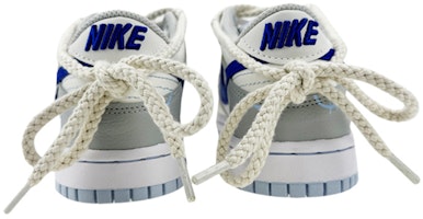 【定制球鞋】 Nike Dunk Low 解構vibe 麻繩鞋帶 塗鴉 錦鯉 低幫 板鞋 GS 灰藍 Purchase 【定制球鞋】 Nike Dunk Low 解構vibe 麻繩鞋帶 塗鴉 錦鯉 低幫 板鞋 GS 灰藍