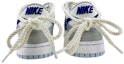 Purchase 【定制球鞋】 Nike Dunk Low 解構vibe 麻繩鞋帶 塗鴉 錦鯉 低幫 板鞋 GS 灰藍