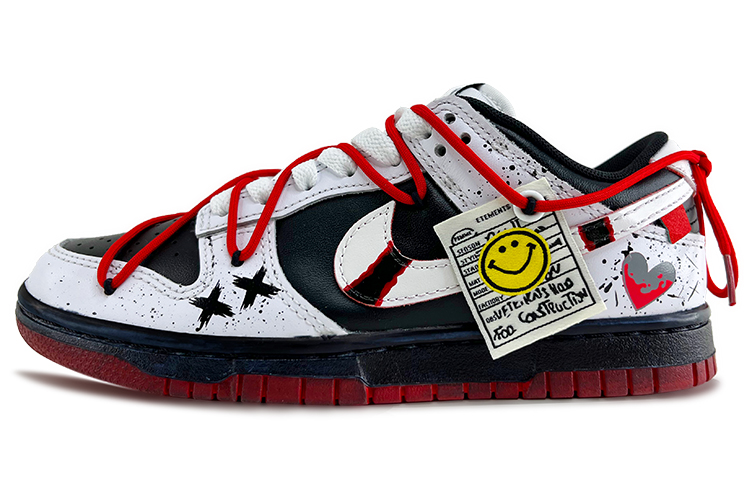 Buy [Custom Shoes] Nike Dunk Low 'Graffiti Deconstructed Black White' FD9762-061-444463