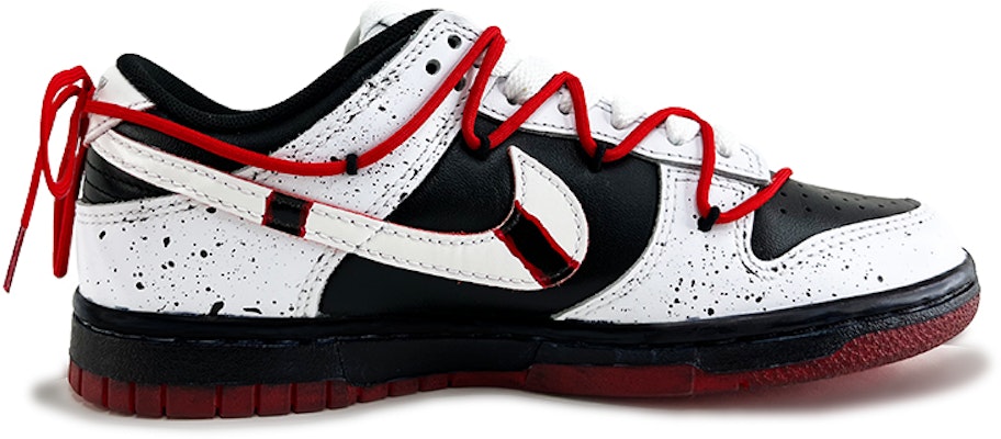 나이키 덩크 로우 '그래피티 해체 검흰' (커스텀) FD9762-061-444463 Order 나이키 덩크 로우 '그래피티 해체 검흰' (커스텀) FD9762-061-444463