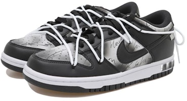 나이키 덩크 로우 '그래피티 해체 검흰' (커스텀) CW1590-100(Team拾玖-酷黑晕染女S-BOX) Lookbook 나이키 덩크 로우 '그래피티 해체 검흰' (커스텀) CW1590-100(Team拾玖-酷黑晕染女S-BOX)