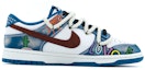 Order ナイキダンクロー「グラフィティデニムブルー」カスタムシューズ DV0834-101(team肆-工业涂鸦牛仔A)