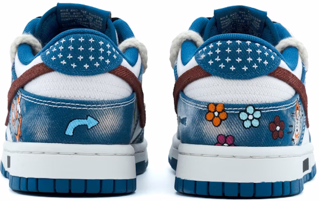 ナイキダンクロー「グラフィティデニムブルー」カスタムシューズ DV0834-101(team肆-工业涂鸦牛仔A) Details for ナイキダンクロー「グラフィティデニムブルー」カスタムシューズ DV0834-101(team肆-工业涂鸦牛仔A)