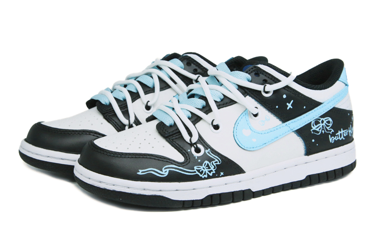 Shop 【定制鞋款】耐克Dunk低帮“涂鸦日记黑蓝” DH9765-104（Team175）