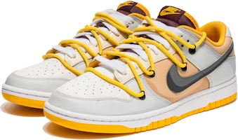 【定制球鞋】Nike Dunk Low 美式街頭 塗鴉 多巴胺 低幫 板鞋 男款 灰橙 Lookbook 【定制球鞋】Nike Dunk Low 美式街頭 塗鴉 多巴胺 低幫 板鞋 男款 灰橙